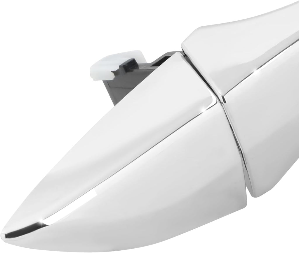 DNA MOTORING Front Right Outer Door Handle Compatible with 09-14 Acura TSX w/o Keyhole, Chrome, OEM-DHO-01102