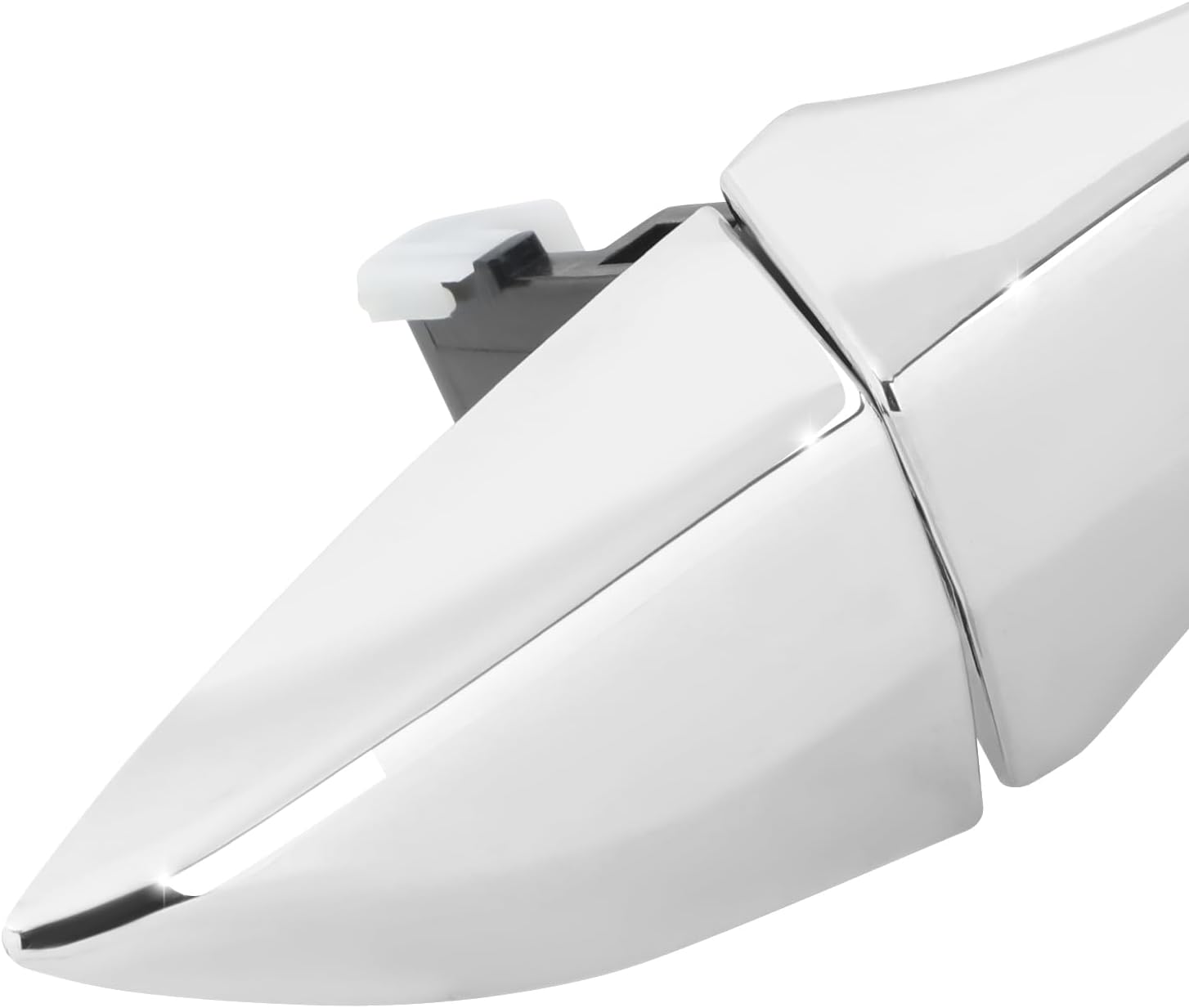 DNA MOTORING Front Right Outer Door Handle Compatible with 09-14 Acura TSX w/o Keyhole, Chrome, OEM-DHO-01102