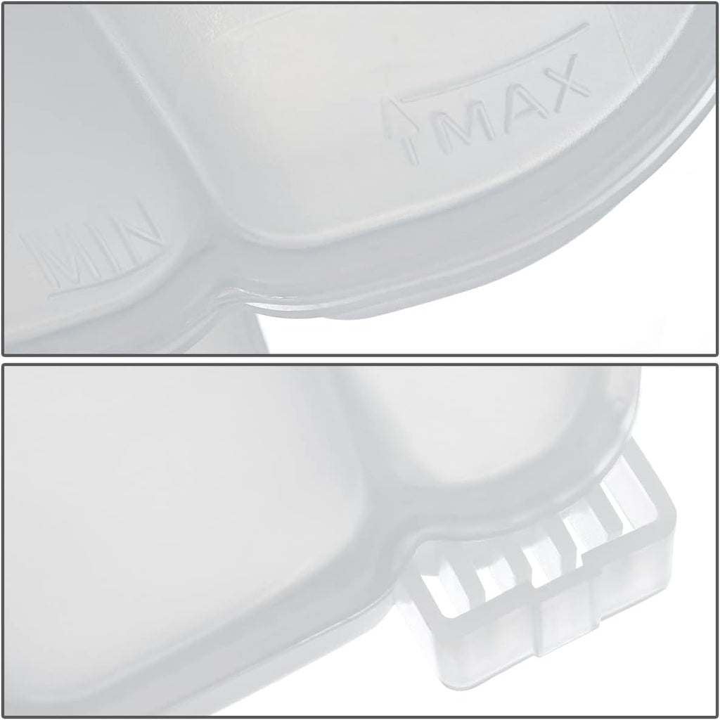 DNA MOTORING OEM-RT-FO3014159 OE Style Coolant Overflow Reservoir Tank w/Cap Compatible with 13-16 Escape / 13-18 Focus / 14-18 Transit Connect