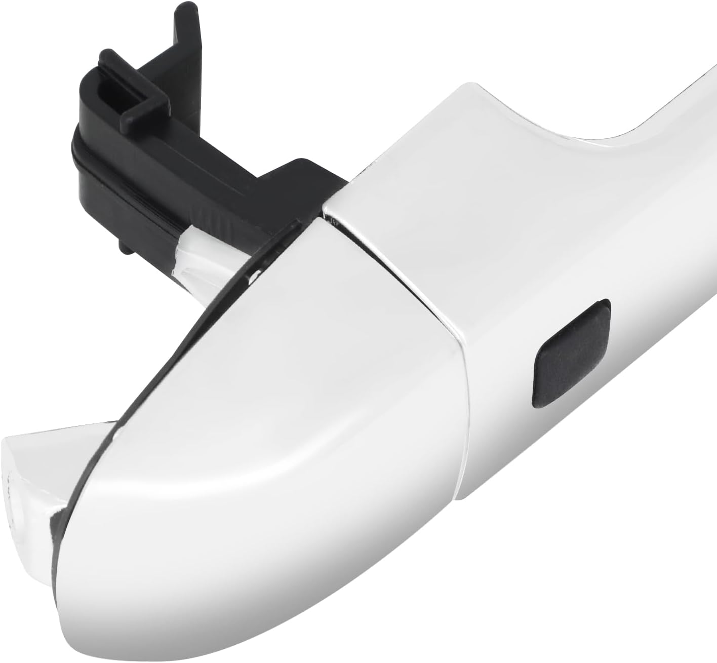 DNA MOTORING Front Right Outer Door Handle Compatible with 09-13 Kia Forte/Koup, w/o Keyhole, Chrome, OEM-DHO-01249