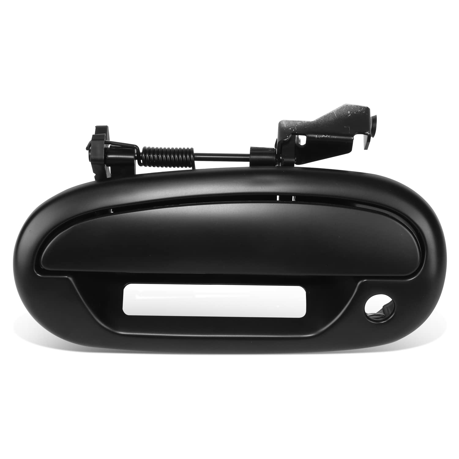 DNA MOTORING OEM-DHO-00952 Tirador de puerta lateral trasera izquierda compatible con F-250 / F-350 / F-450 / F-550 / F-550 1999-2016 Super Duty se adapta a modelos de cabina doble con paquete