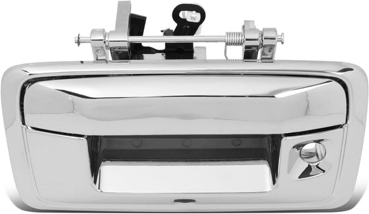 DNA MOTORING THO-PF-00015 Rear Tailgate Handle With Keyhole & Camera Hole Compatible with 2015-2019 Colorado/Canyon, Chrome
