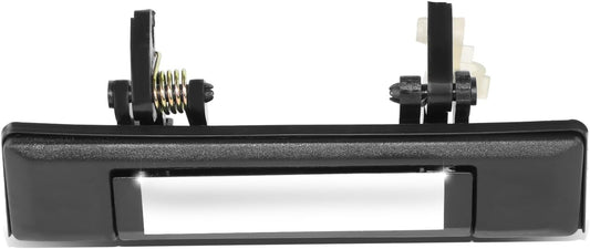 DNA MOTORING Front Driver Outer Door Handle Compatible with 84-87 Corolla, DX, LE, LE Limited, STD, Black, OEM-DHO-01466