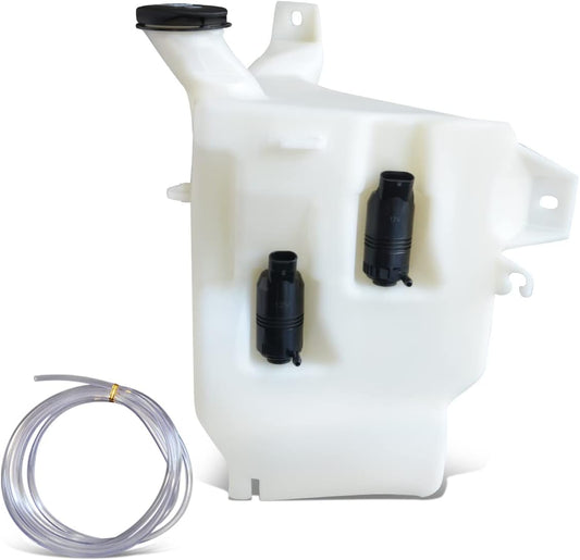 DNA Motoring OEM-WT-GM1288151 Factory Style Windshield Washer Fluid Reservoir w/Pump & Cap Compatible with 97-05 Venture / 97-04 Silhouette