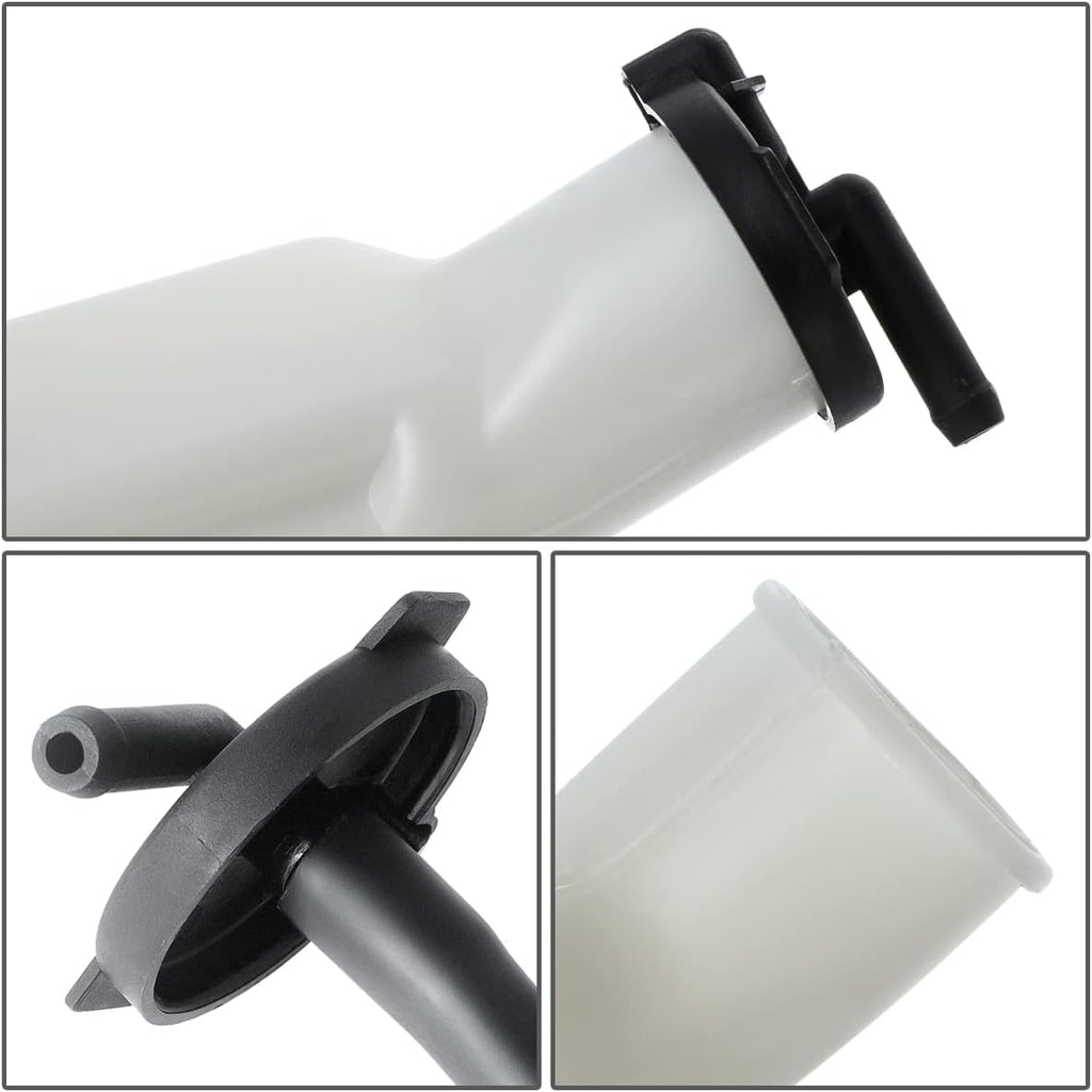 DNA MOTORING OEM-RT-MI3014102 OE Style Coolant Overflow Reservoir Tank w/Cap Compatible with 97-02 Mirage