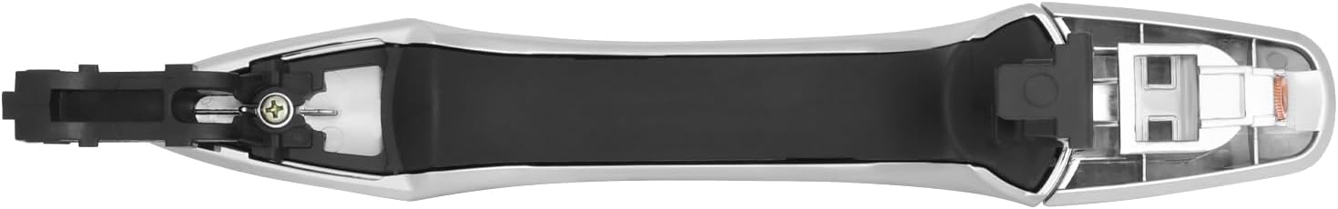 DNA MOTORING Rear Driver, Passenger Outer Door Handle Compatible with 17-23 Nissan Armada, 14-17 QX70, QX50, 15-19 Q70L, Chrome, OEM-DHO-01431