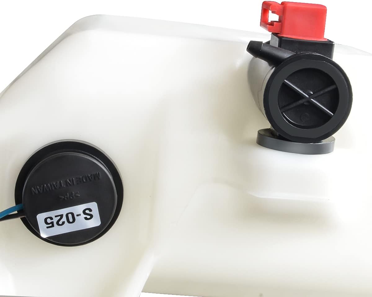 DNA Motoring OEM-WT-AC1288116 Car Windshield Washer Fluid Reservoir Assembly Compatible with 05-08 Acura RL w/Fluid Level Sensor