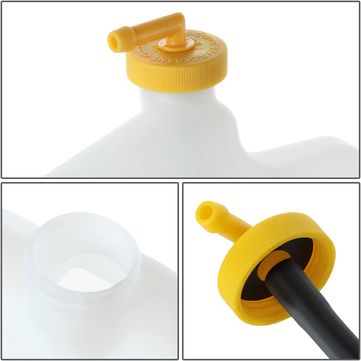 DNA MOTORING OEM-RT-HO3014126 OE Style Coolant Overflow Reservoir Tank w/Cap Compatible with 05-10 Honda Odyssey
