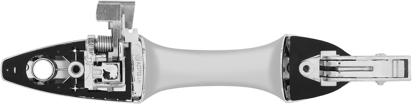 DNA MOTORING Front Left Outer Door Handle Compatible with 07-13 Acura MDX, w/Keyhole, Chrome, OEM-DHO-01037