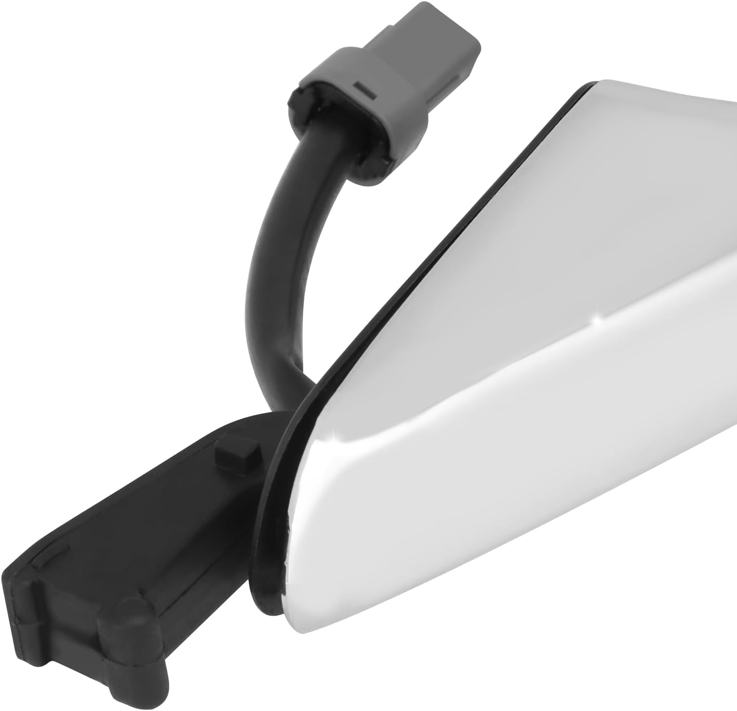 DNA MOTORING Front Left Outer Door Handle Compatible with 13-18 Hyundai Santa Fe, w/Keyhole, Chrome, OEM-DHO-01232