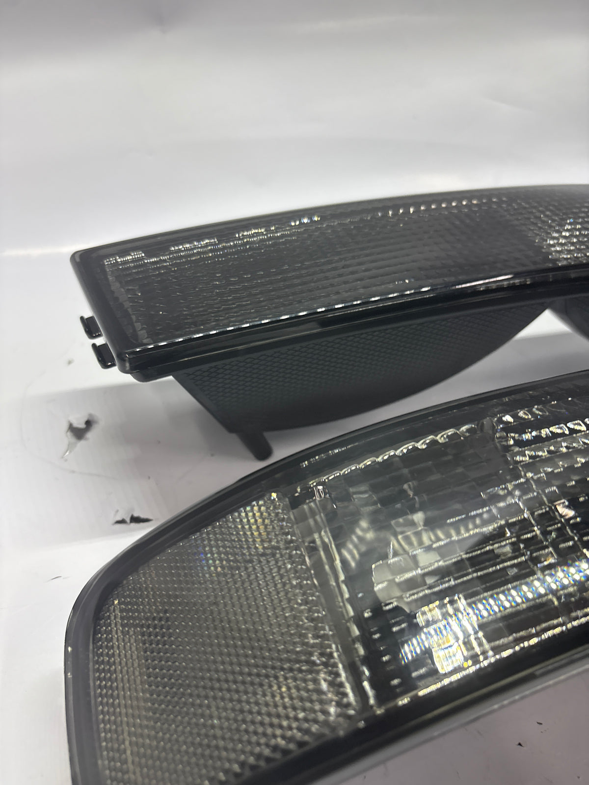 BL-CEGS03-SM-CL1 03-23 Chevrolet Express GMC Savana 1500 2500 3500 Turn Signal Parking Lights Smoked