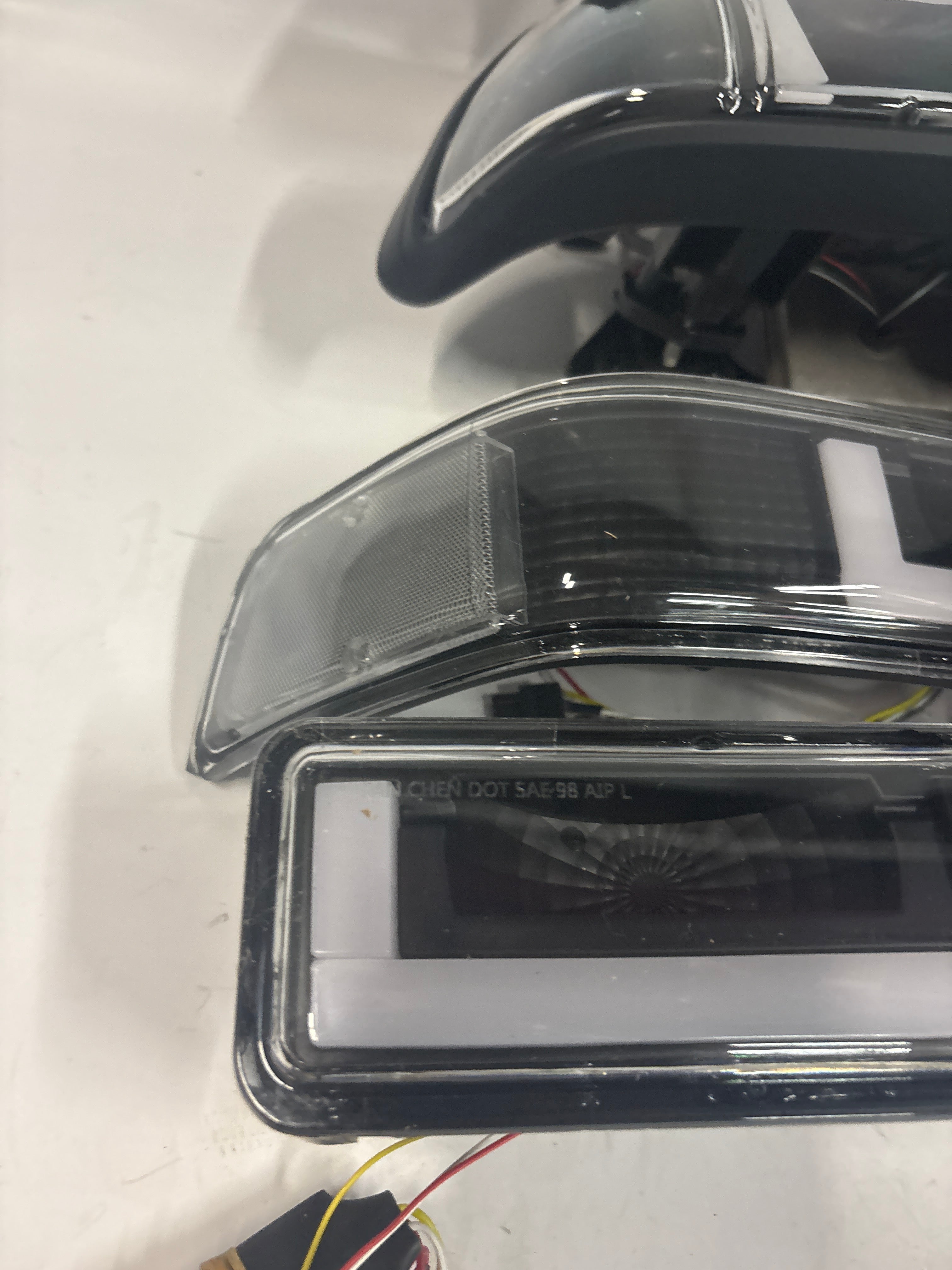 98-04 Chevy Blazer / Chevy S10 Black Clear Fully LED Headlights