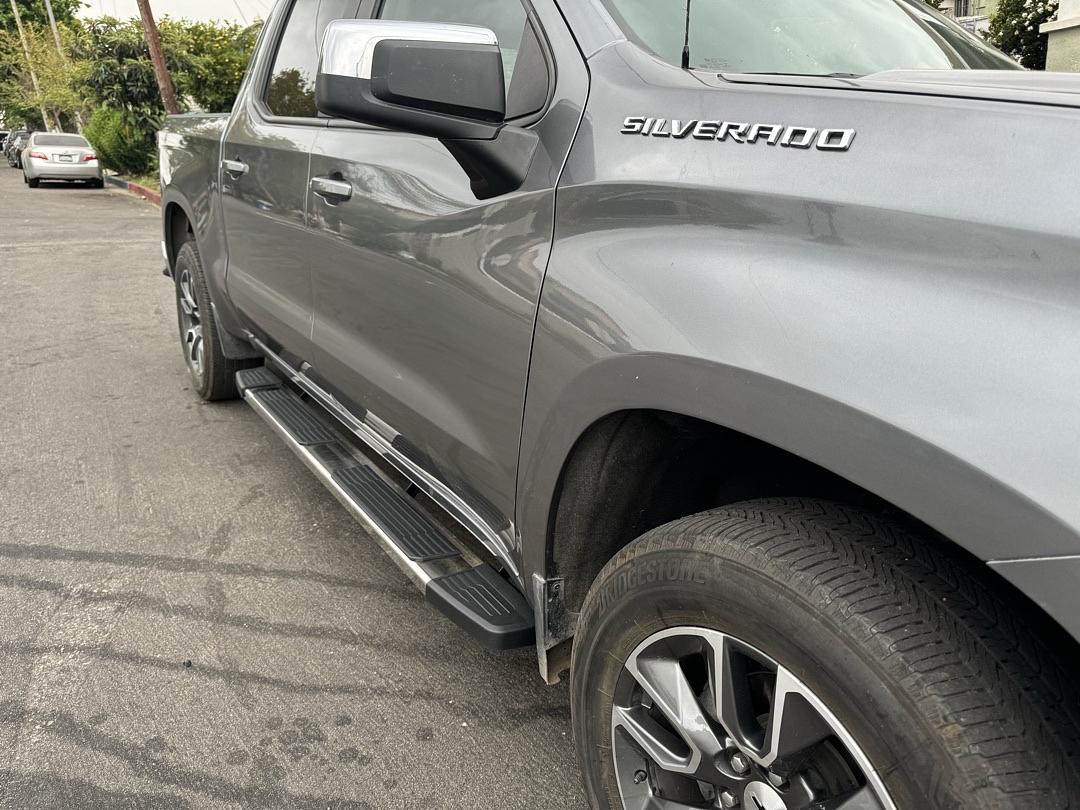 15835s6-SS-8 19-On Chevy Silverado Crew Cab oem style CREW CAB CHROME RUNNING BOARDS