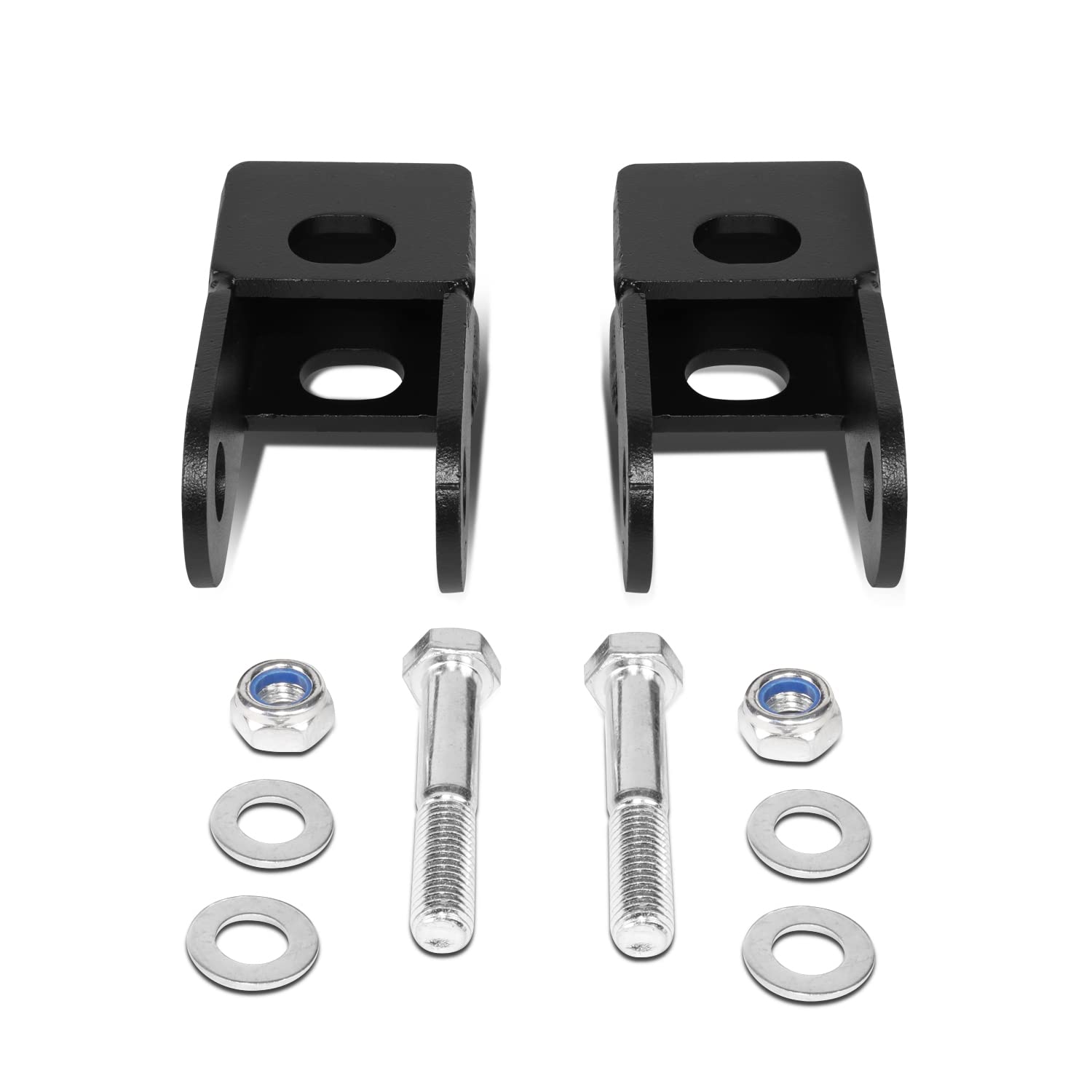 J2 Engineering J2-LK-CH-F-016-BK 3'' Front Leveling Lift Kit Strut Spacers Compatible with 2002-2009 Envoy/Trailblazer 2WD 4WD