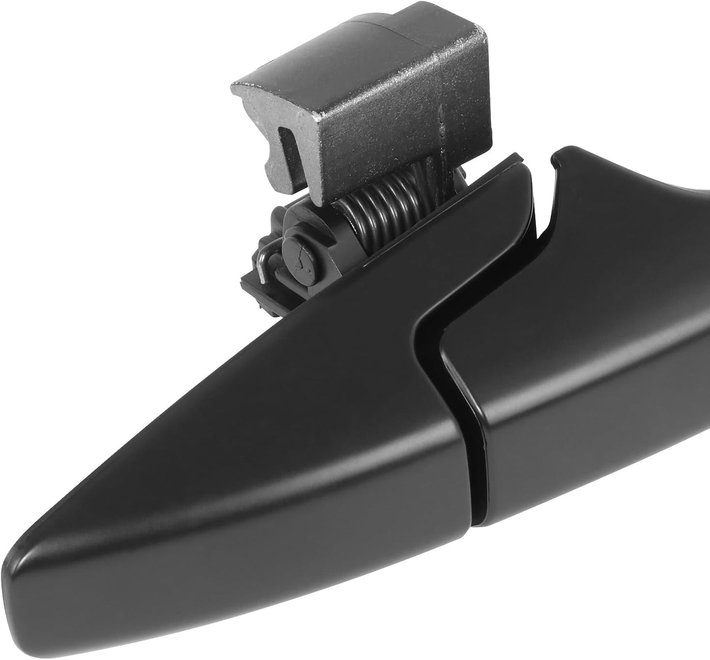 DNA MOTORING Front Right Outer Door Handle Compatible with 07-11 Honda CR-V, W/O Key Hole, Primed Black, OEM-DHO-01117, 72140SWAA01