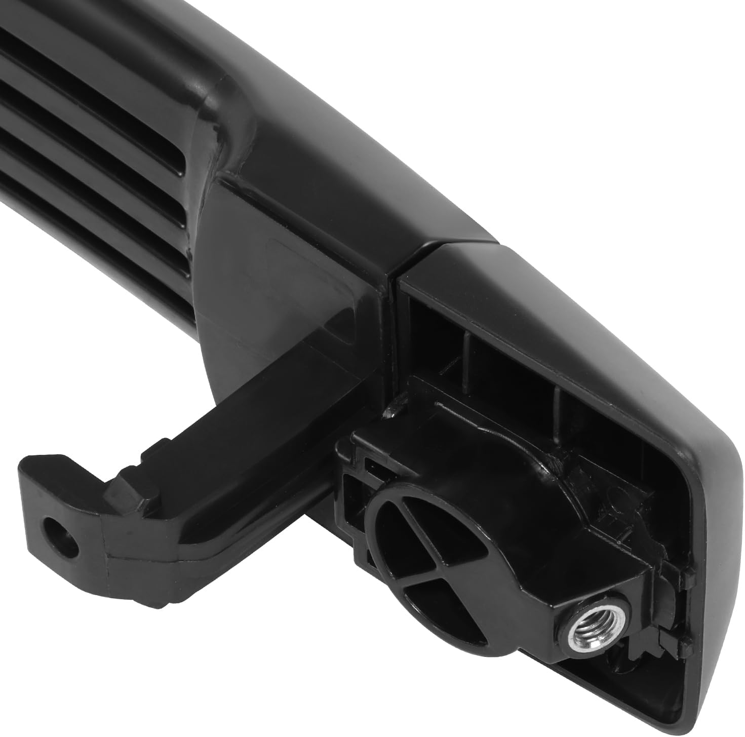 DNA MOTORING Rear Driver, Passenger Outer Door Handle Compatible with 05-10 Nissan Armada, 04 Pathfinder, 04-15 Titan, Black, OEM-DHO-01430