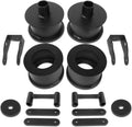 3" Front and Rear Leveling Lift Kit Coil Spring Spacers w/Shock Extension Bracket Compatible with 07-17 Wrangler / 18 Wr