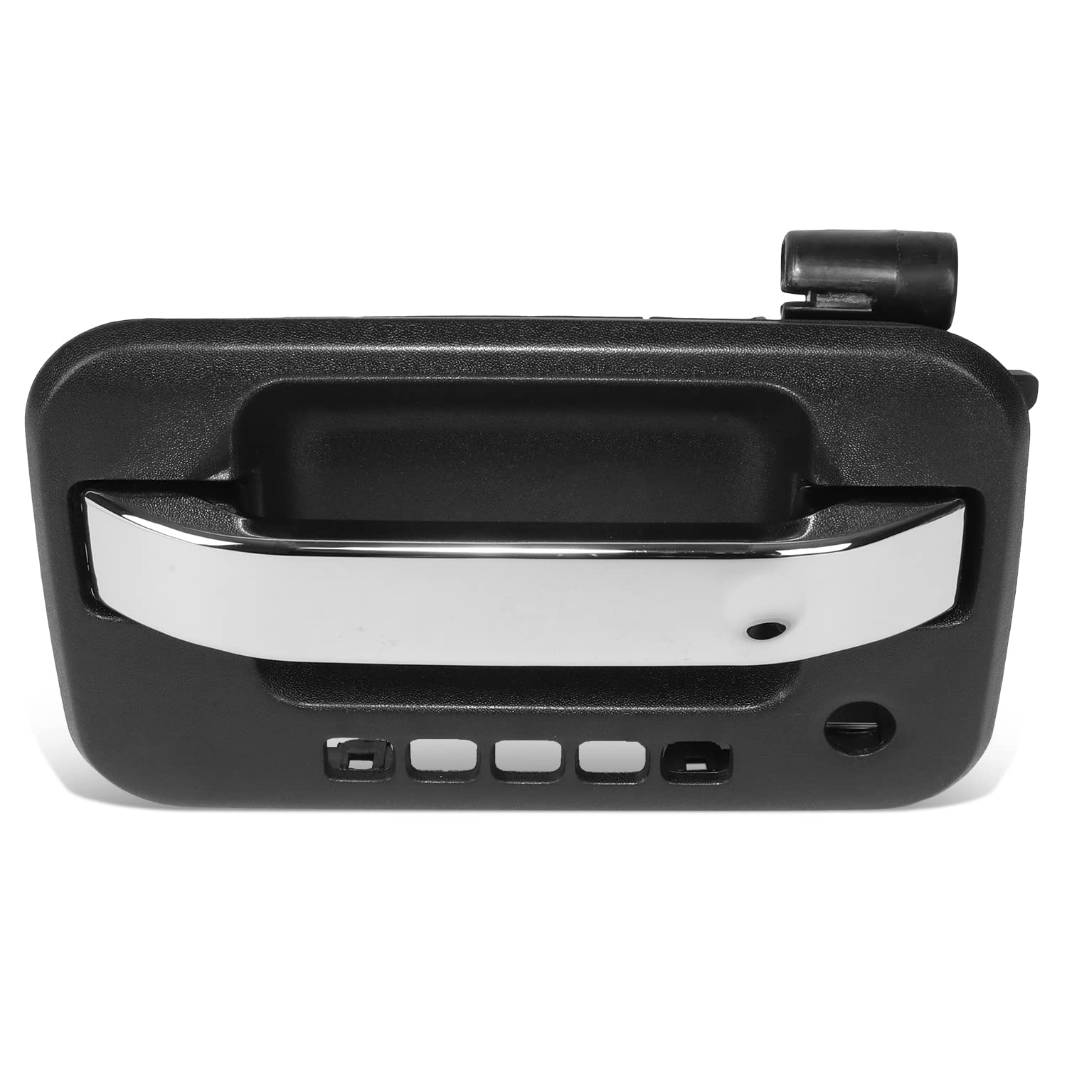 DNA MOTORING OEM-DHO-00952 Tirador de puerta lateral trasera izquierda compatible con F-250 / F-350 / F-450 / F-550 / F-550 1999-2016 Super Duty se adapta a modelos de cabina doble con paquete