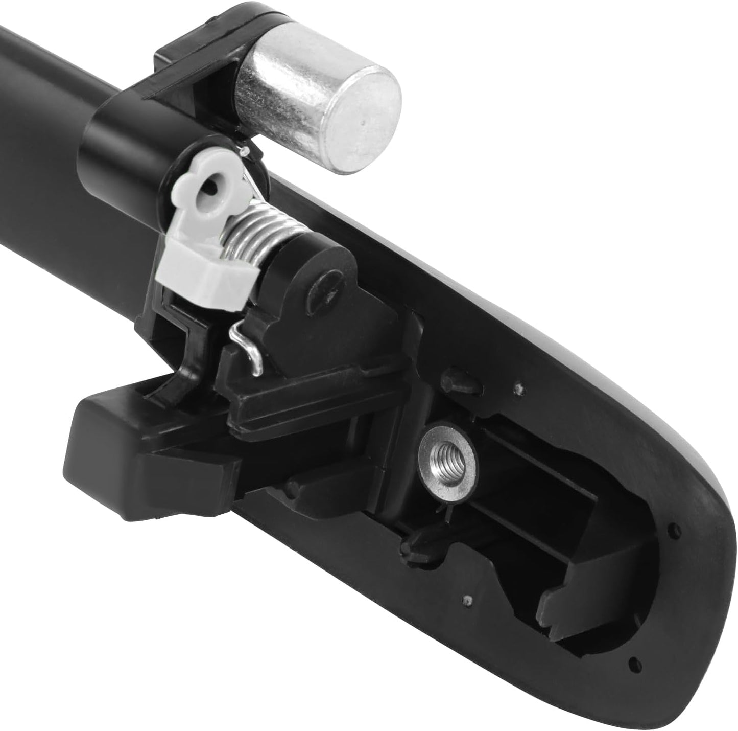 DNA MOTORING Rear Right Outer Door Handle Compatible with 06-08 Honda Pilot, Black, OEM-DHO-01145