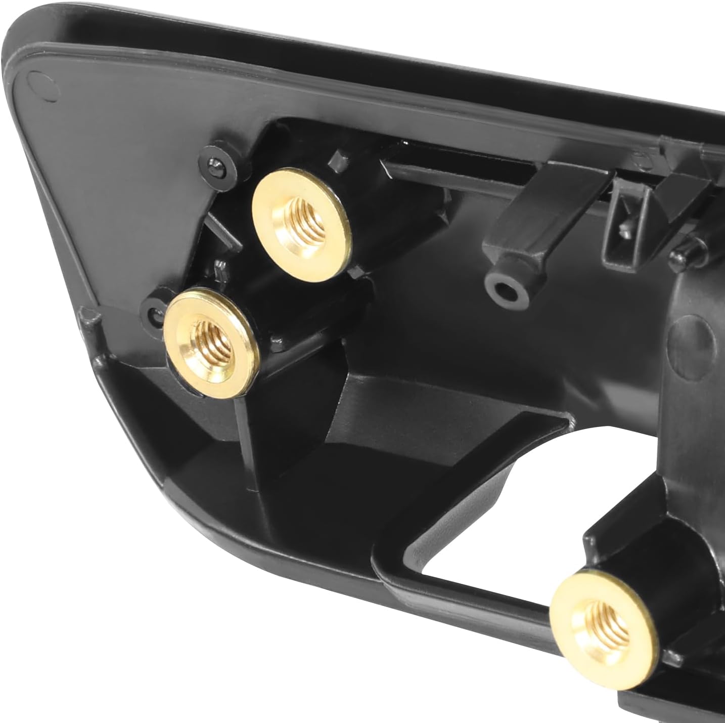 DNA MOTORING Rear Outer Tail Gate Handle Compatible with 09-15 Toyota Tacoma,w/Camera Hole,Textured Black, OEM-THO-00180