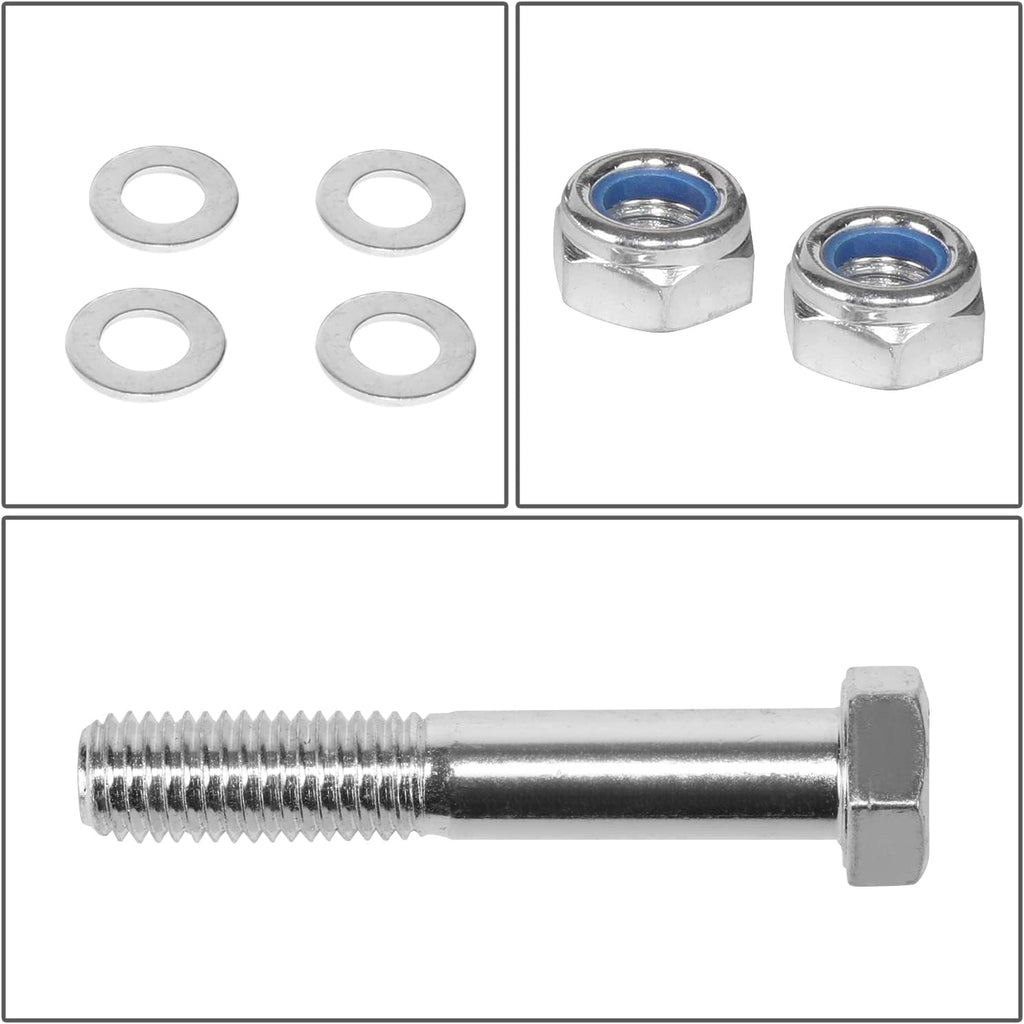 J2 Engineering J2-LK-FD-F-SE-024-BK 2" Front Leveling Lift Kit Coil Spring Spacers w/Shock Extensions Compatible with 05-22 F250 Super Duty / F350 Super Duty