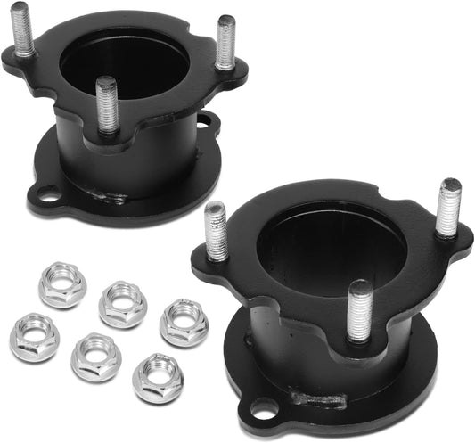 J2 Engineering J2-LK-CH-F-016-BK 3'' Front Leveling Lift Kit Strut Spacers Compatible with 2002-2009 Envoy/Trailblazer 2WD 4WD