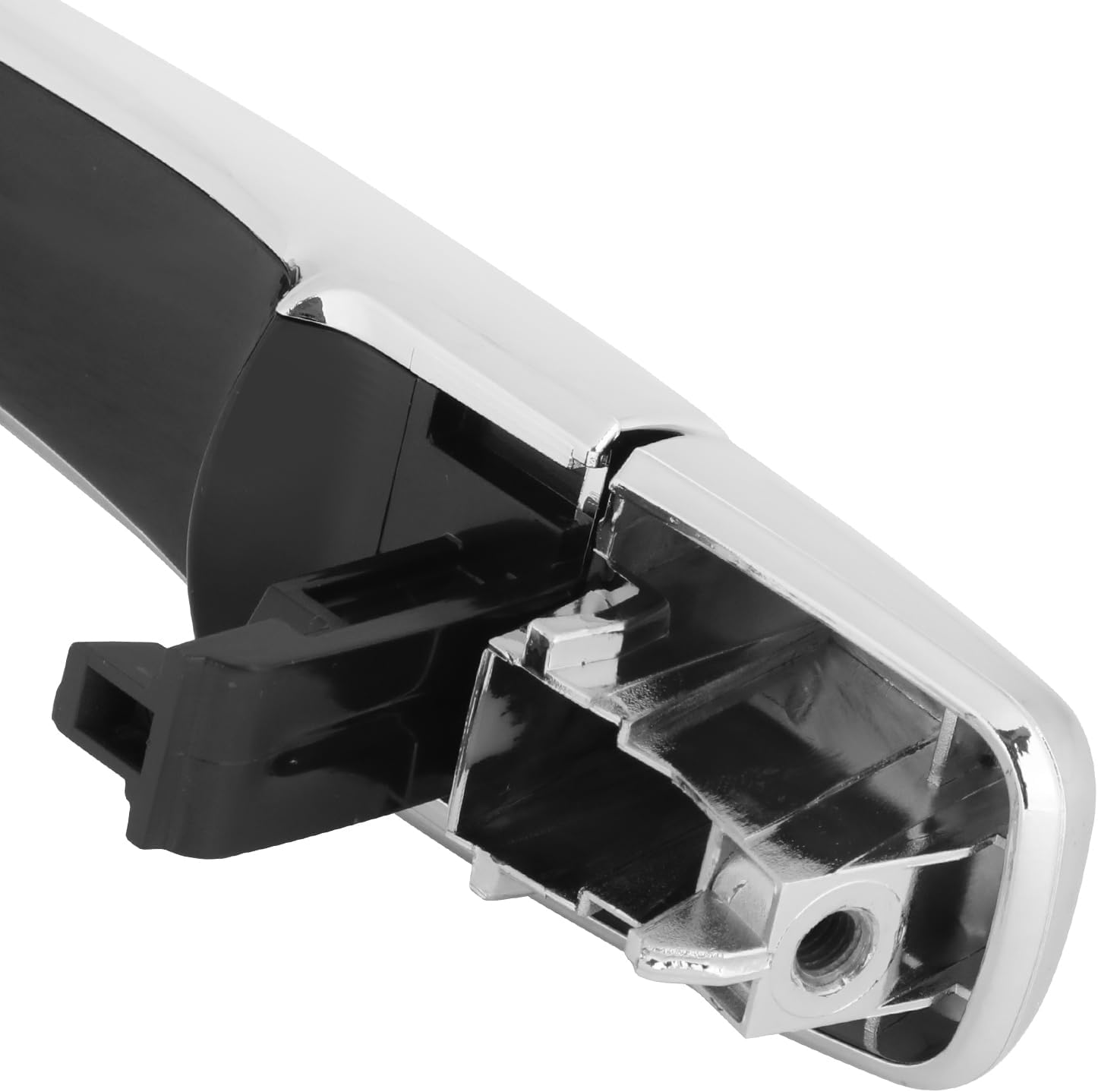 DNA MOTORING Rear Driver/Passenger Outer Door Handle Compatible with 15-20 Nissan Murano, 14-20 Rogue, w/o Smart Entry, Chrome, OEM-DHO-01390