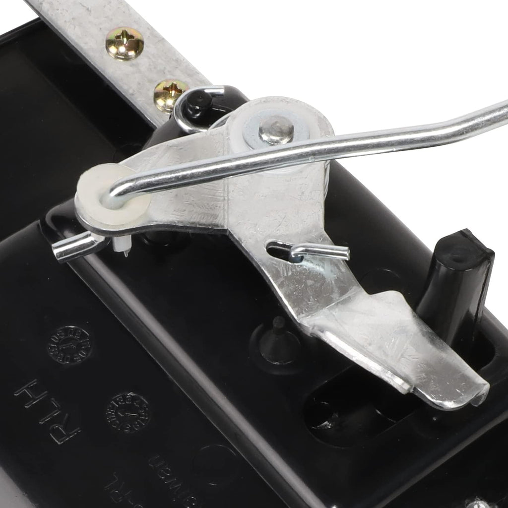 DNA MOTORING OEM-DHO-00952 Tirador de puerta lateral trasera izquierda compatible con F-250 / F-350 / F-450 / F-550 / F-550 1999-2016 Super Duty se adapta a modelos de cabina doble con paquete