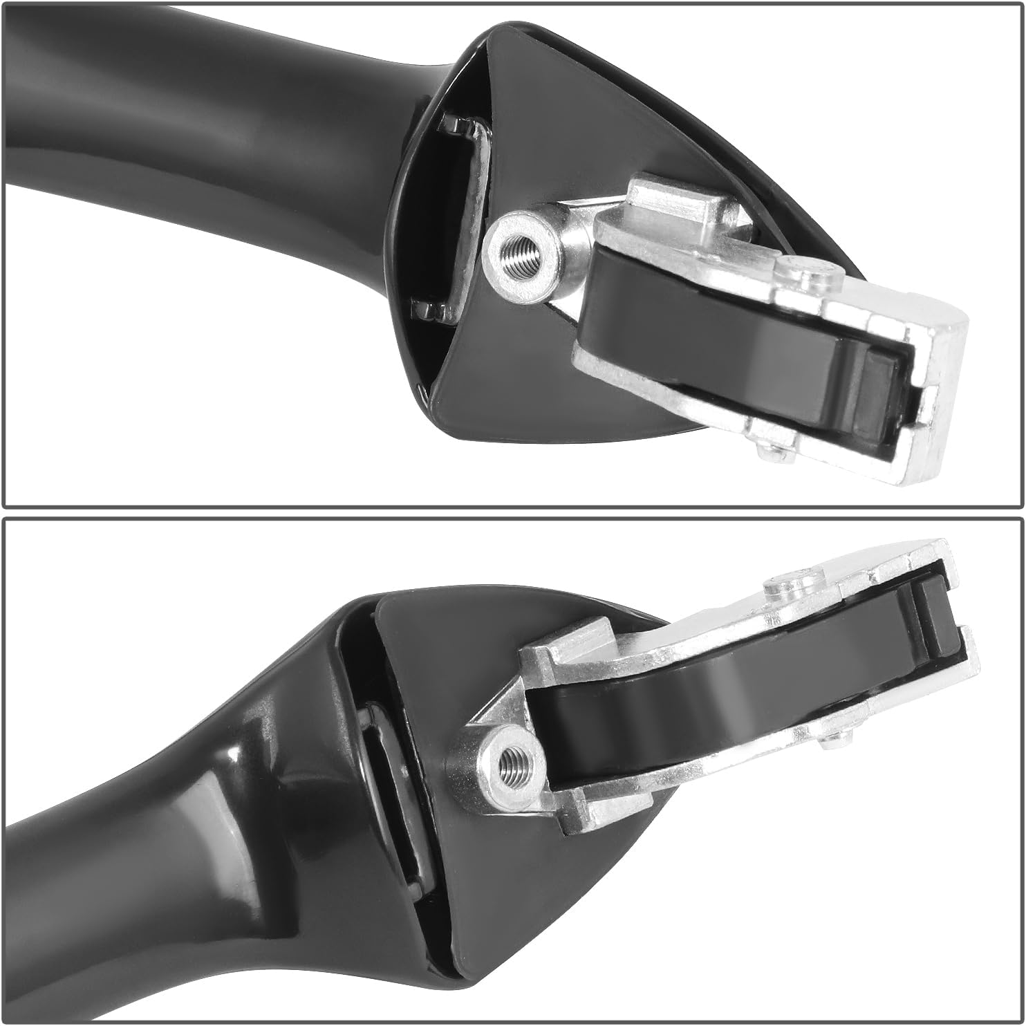 DNA MOTORING Rear Left Outer Door Handle Compatible with 07-11 Honda Odyssey, Primed Black, OEM-DHO-01136, 72680SHJA01