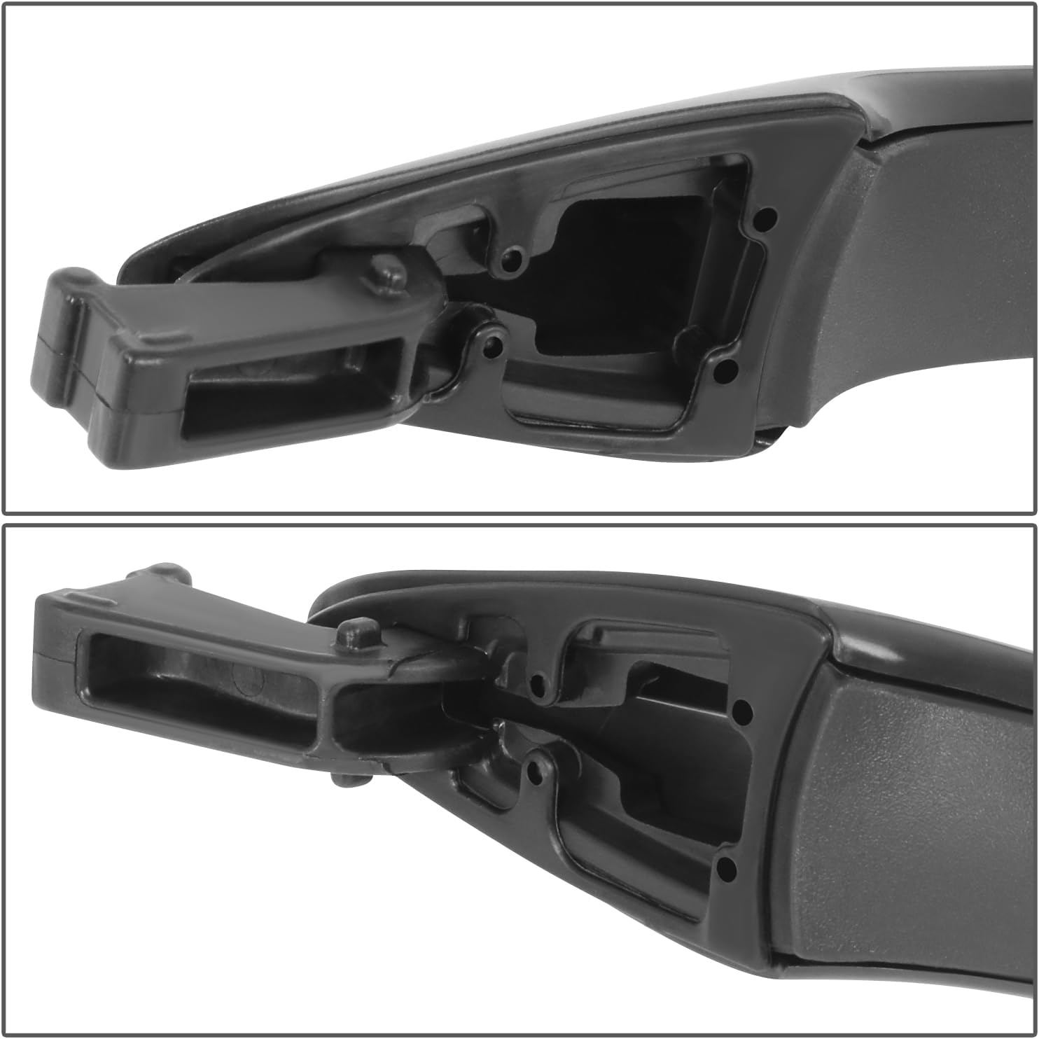DNA MOTORING Rear Right Outer Door Handle Compatible with 13-17 Hyundai Elantra GT, Primed Black, OEM-DHO-01210, 83662A5050-1