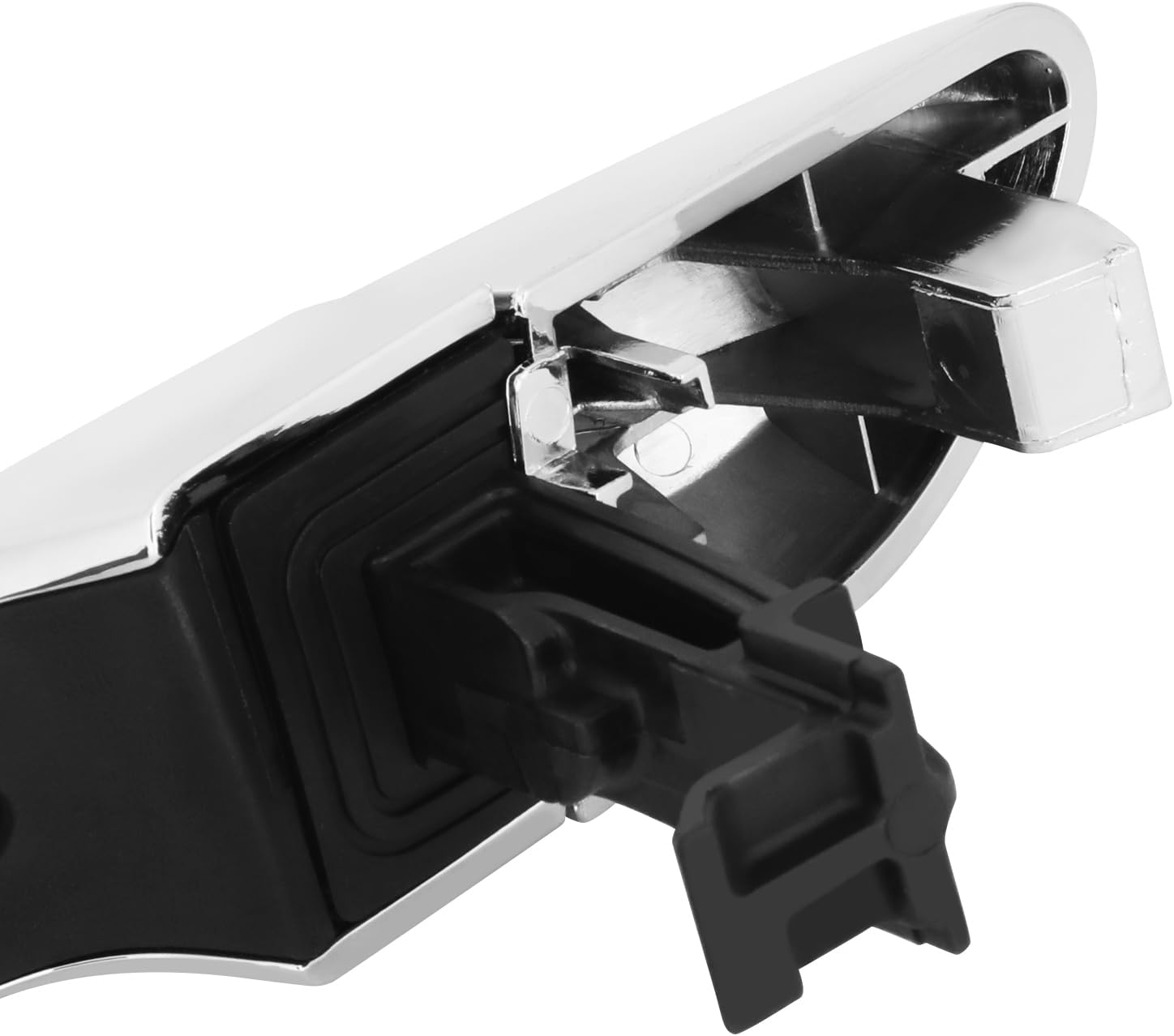 DNA MOTORING Rear Right Outer Door Handle Compatible with 16-21 Hyundai Tucson, Fits Model w/o Smart Entry, Chrome, OEM-DHO-01225