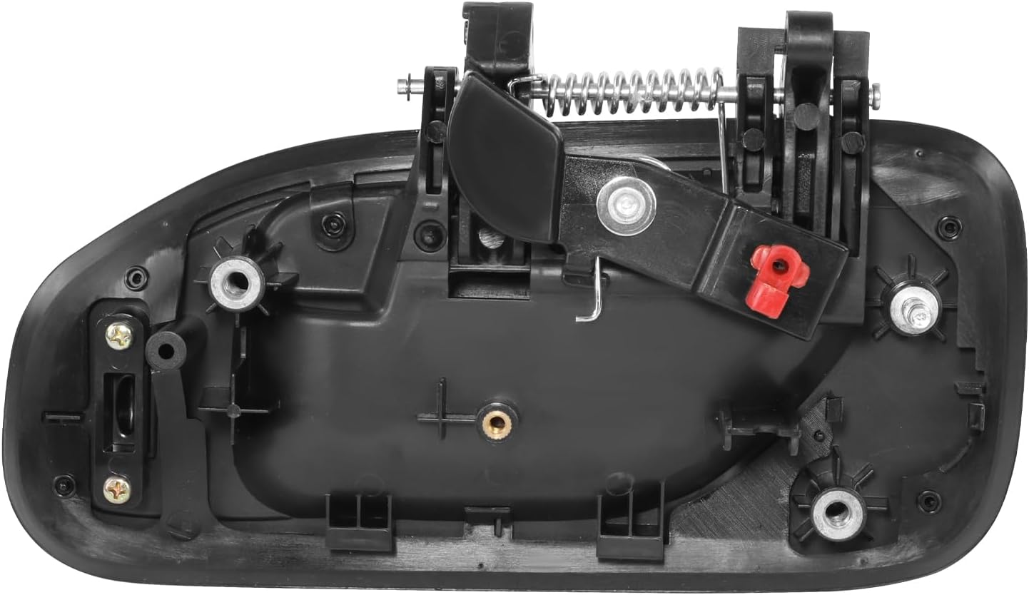 DNA MOTORING Front Passenger Outer Door Handle Compatible with 15-18 City Express / 13-21 NV200, Black, OEM-DHO-01367