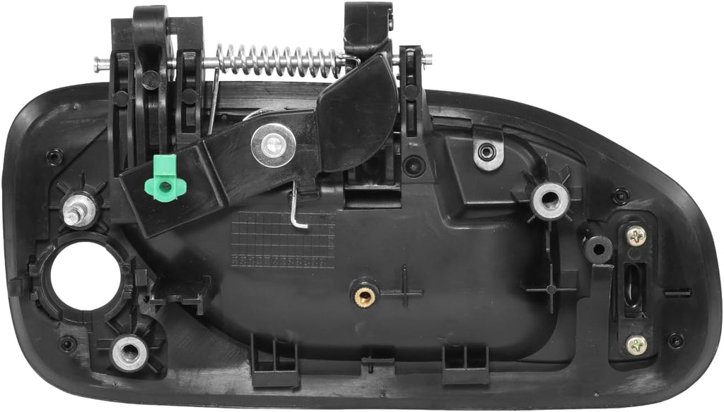 DNA MOTORING Front Driver Outer Door Handle Compatible with 15-18 Chevy City Express, Black, OEM-DHO-01362