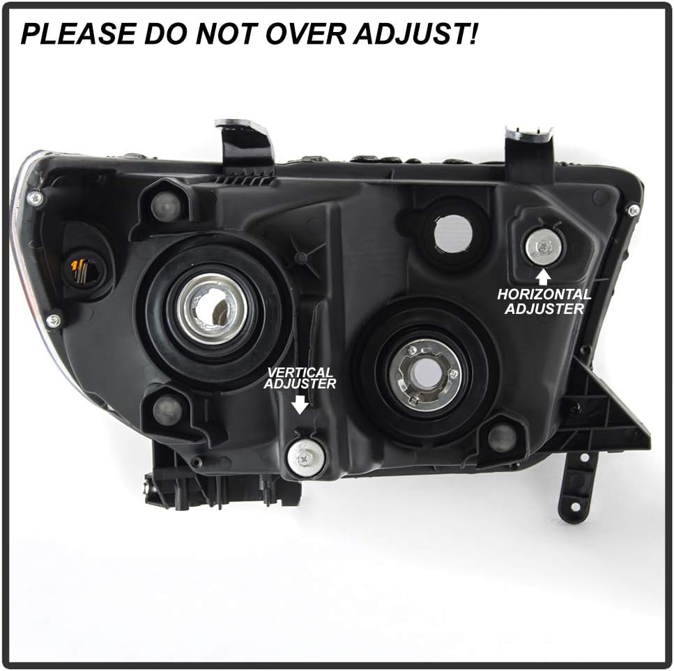 ACANII - For 2007-2013 Toyota Tundra 2008-2017 Sequoia Headlight Headlamp Replacement Front Light - Left Driver Side