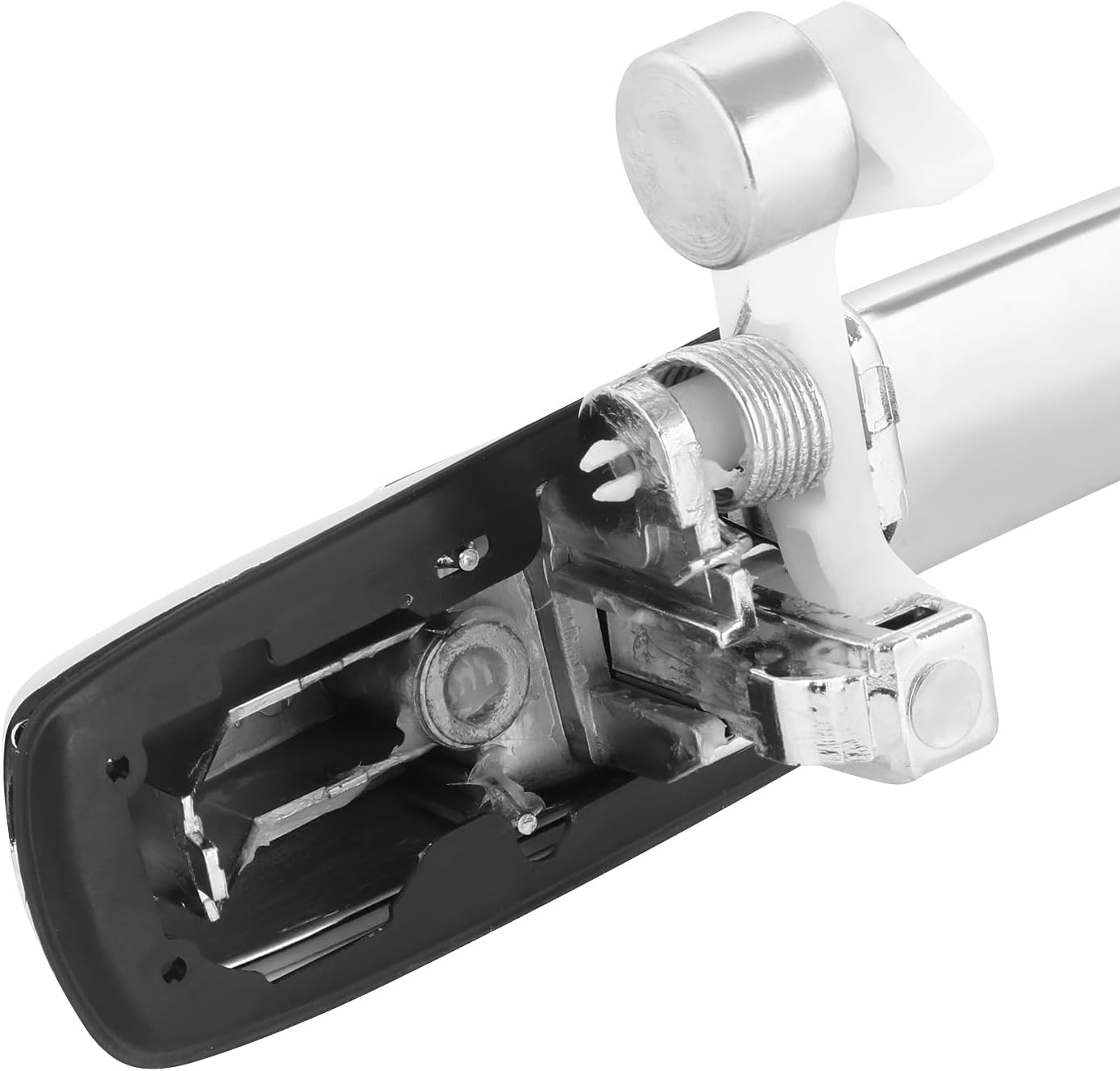DNA MOTORING Rear Left Outer Door Handle Compatible with 01-06 Acura MDX, Chrome, OEM-DHO-01035