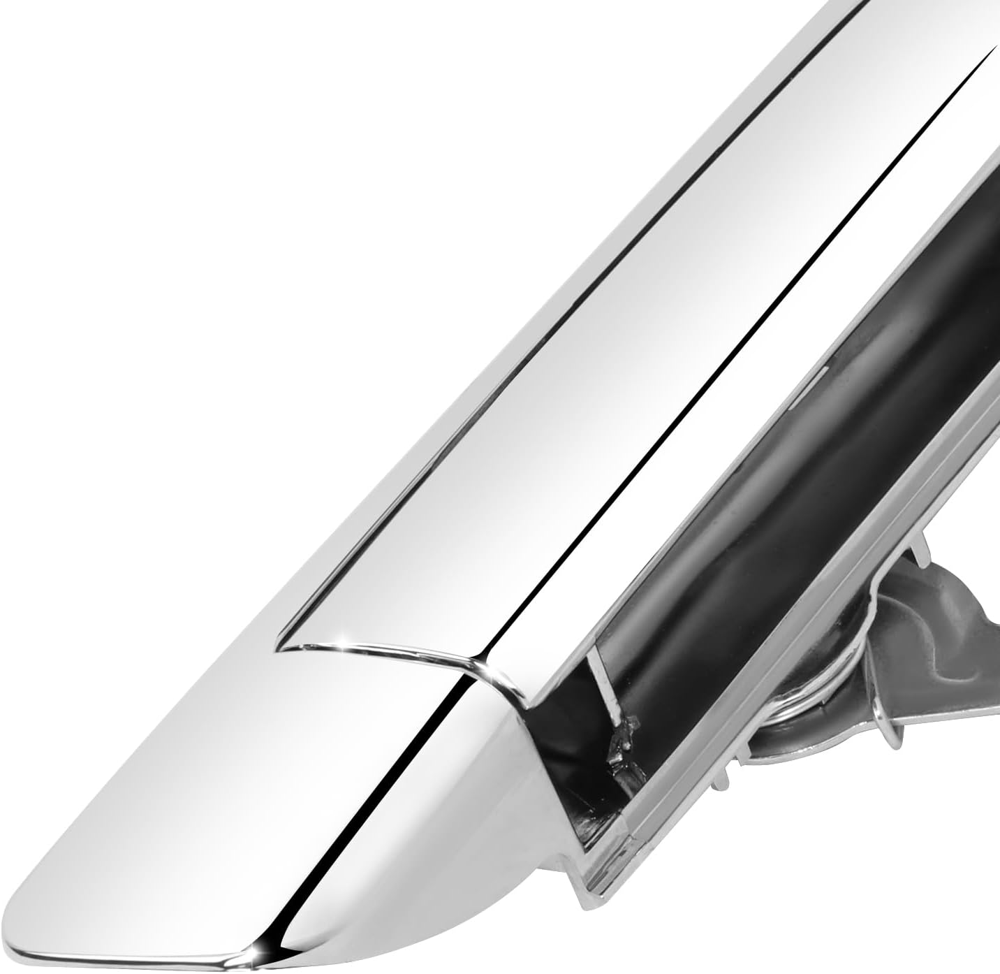 DNA MOTORING Rear Outer Tail Gate Handle Compatible with 05-08 Toyota Tacoma w/o Camera Hole,Chrome, THO-PF-00061