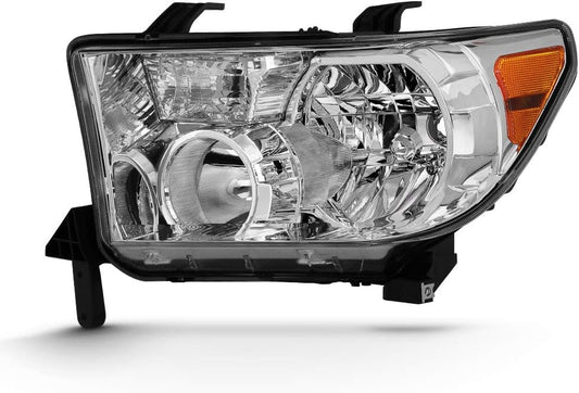 ACANII - For 2007-2013 Toyota Tundra 2008-2017 Sequoia Headlight Headlamp Replacement Front Light - Left Driver Side