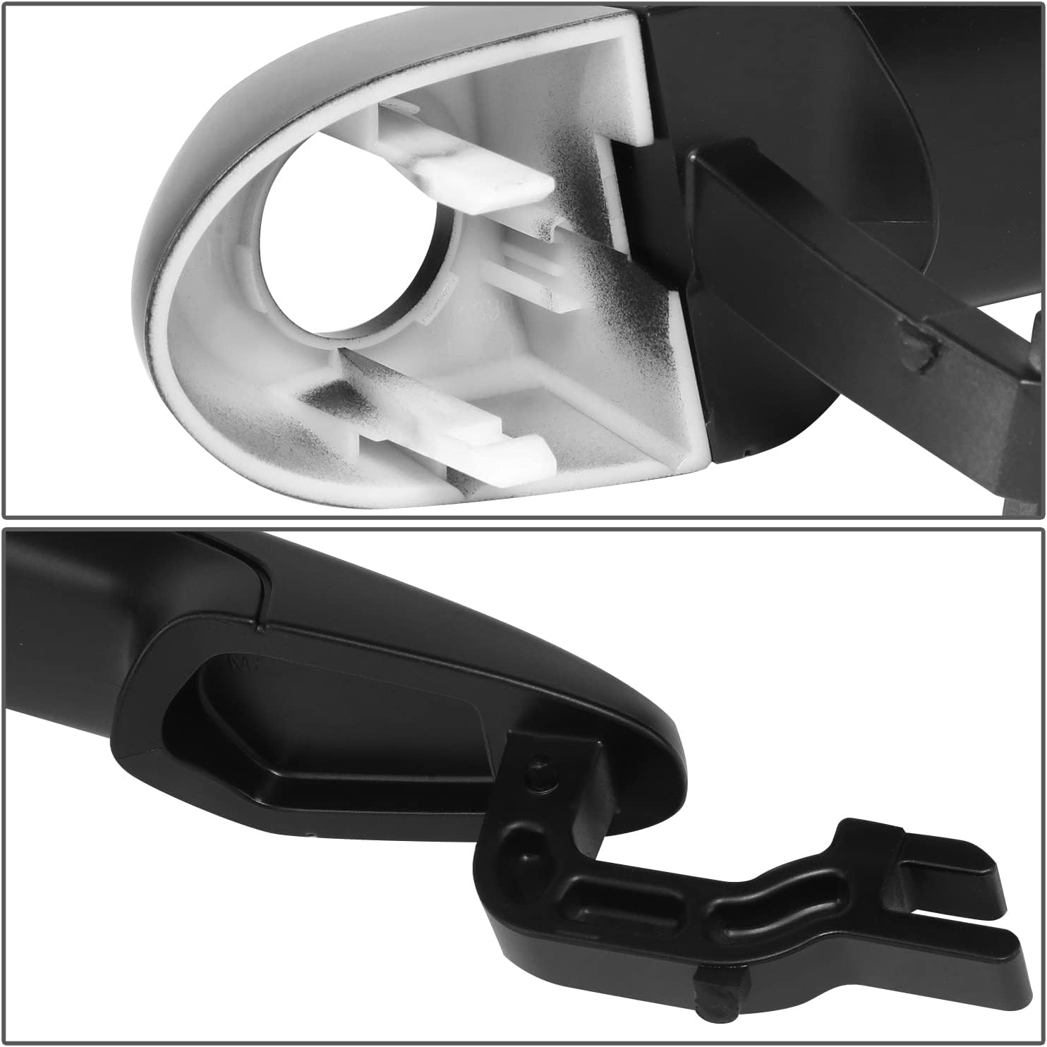 DNA MOTORING OEM-DHO-00066 Front Left Side Outer Door Handle w/Key Hole Compatible with 06-10 BMW 323i / 2006 325i / 07-12 328i / 07-10 335i / 08-10 M3 / 07-13 X5