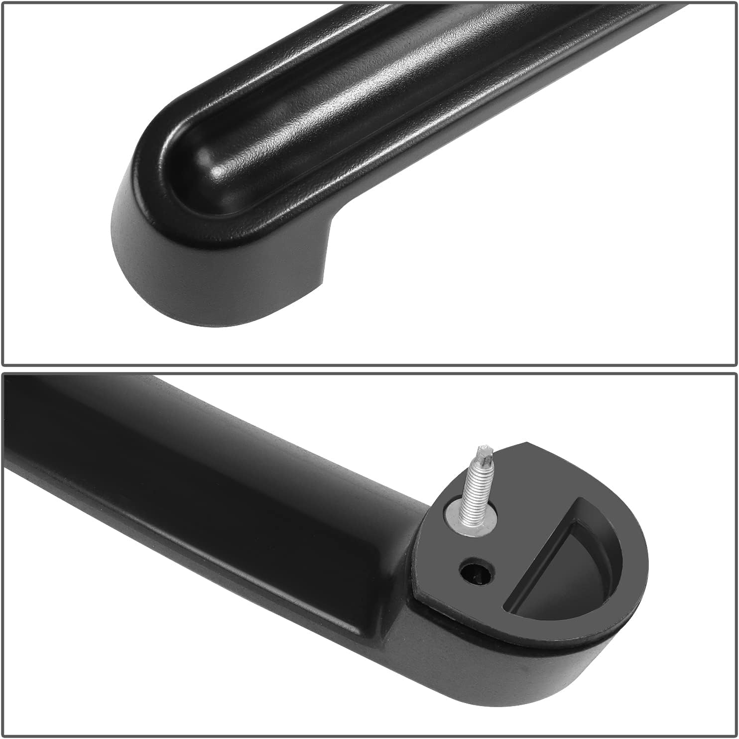 DNA MOTORING OEM-THO-00090 Front Rear Tail Gate Handle Compatible with 2007-2017 Wrangler / 2018 Wrangler JK
