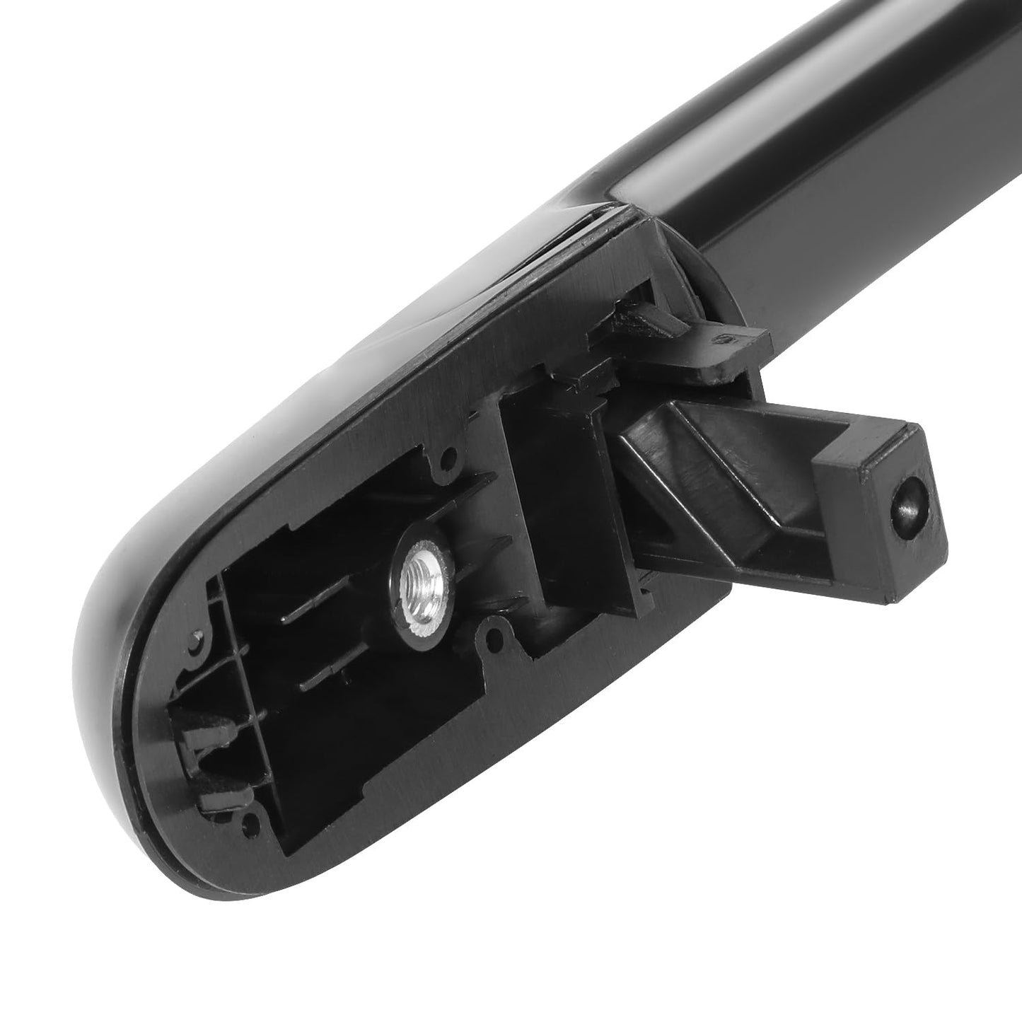 DNA MOTORING Rear Left Outer Door Handle Compatible with 06-11 Hyundai Accent, Black, OEM-DHO-01167