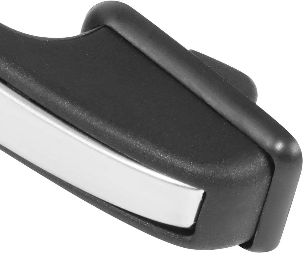 DNA MOTORING Rear Passenger Side Outer Door Handle Compatible with 80-87 Audi 4000 84-87 4000 Quattro, Black/Chrome, OEM-DHO-00018