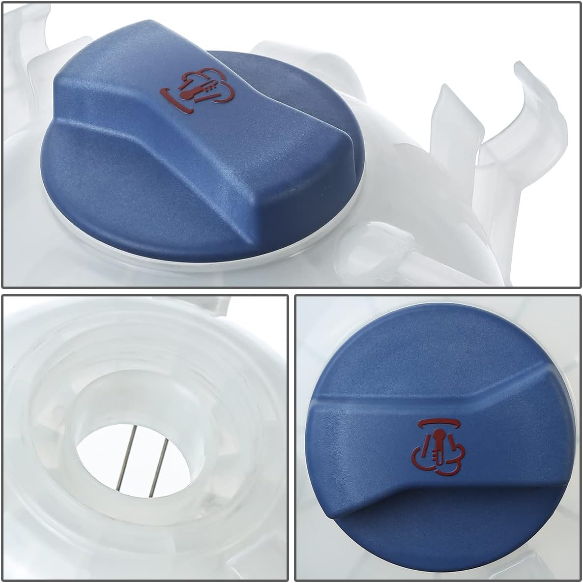 DNA MOTORING OEM-RT-VW3014104 Coolant Overflow Reservoir w/Cap Compatible with 06-13 A3 / 08-14 TT / 13-16 Beetle / 10-14 Golf / 05-16 Jetta / 06-09 Rabbit 1.4L, 1.8L, 2.0L Turbo, 2.5L, 3.2L, 3.6L