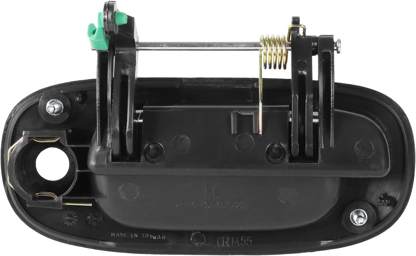 DNA MOTORING OEM-DHO-00661 - Tirador de puerta delantera izquierda compatible con Dakota 1997-1999, color negro