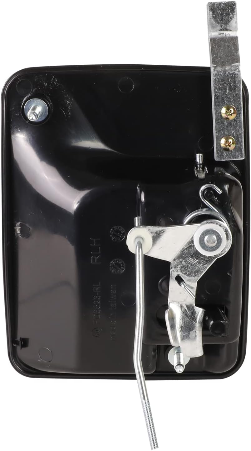 DNA MOTORING OEM-DHO-00952 Tirador de puerta lateral trasera izquierda compatible con F-250 / F-350 / F-450 / F-550 / F-550 1999-2016 Super Duty se adapta a modelos de cabina doble con paquete