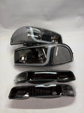 99-06 GMC SIERRA YUKON BLACK HOUSING WITH CLEAR LED