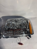 07-14 Chevy Tahoe Chrome Amber LED Headlights Plug N Play