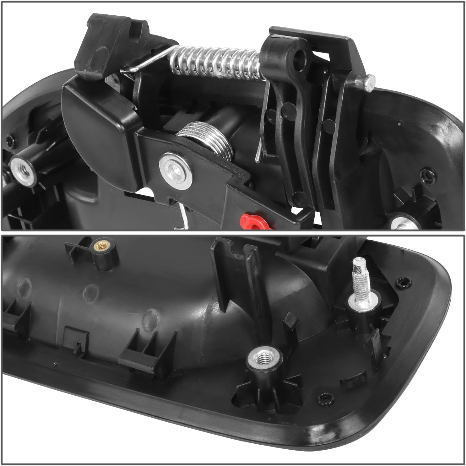 DNA MOTORING Front Passenger Outer Door Handle Compatible with 15-18 City Express / 13-21 NV200, Black, OEM-DHO-01367