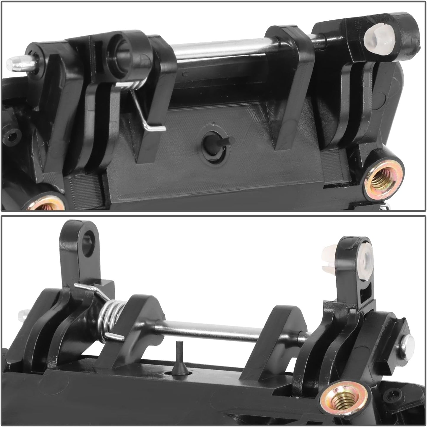 DNA MOTORING Front Right Side Outer Door Handle Compatible with 89-94 Geo Metro, Smooth Black, OEM-DHO-00369, SZ1311102, 8281060B02