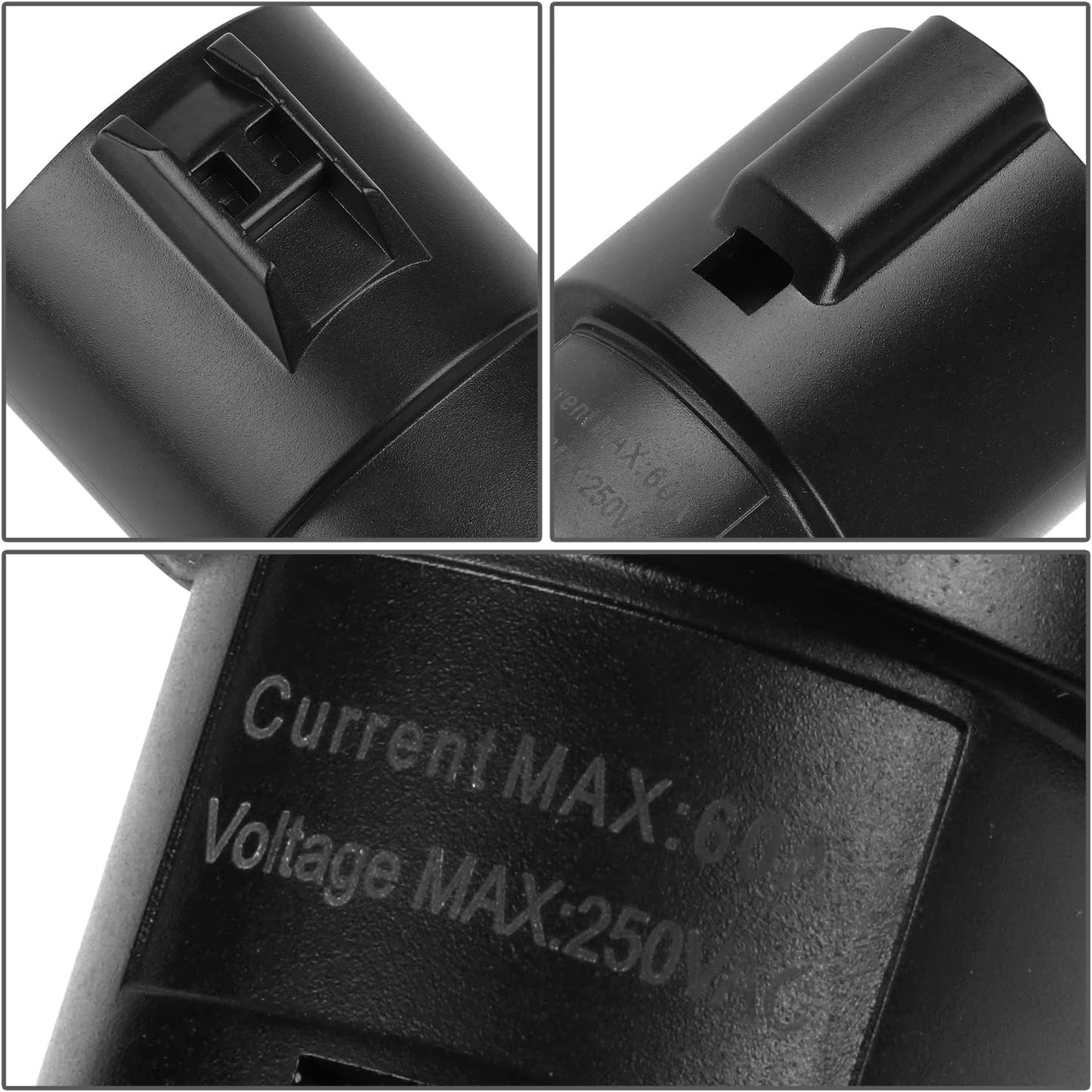DNA MOTORING TCR-001 J1772 to Tesla Charging Adapter Maximize EV Charging Options Compatible with Tesla Model 3, Y, S, X for Level 1 Level 2 Charging Stations SAE J1772 Charger