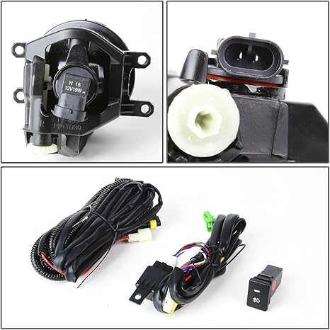 FOG LIGHT WITH SWITCH FOR 2016 RAV4 LUZ ANTINIEBLA CON INTERRUPTOR CROMADO FL-ZTL-169-CH